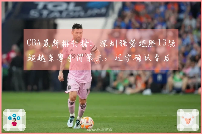 CBA最新排行榜：深圳强势连胜13场超越京粤夺得第三，辽宁确认季后赛席位